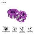 thumbnail image 3 of Tuercas Hexagonales de Aluminio M4 para Ruedas RC Tapas Antideslizantes a Prueba de Polvo para Coches de Modelo RC 1/10 Camiones Todoterreno Piezas Mejoradas 4Pcs Morado, 3 of 6