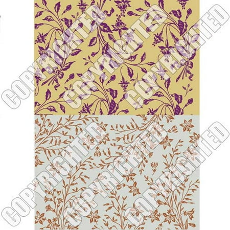 Nunn Design Collage Sheet Gold/Silver Floral For Scrapbook - Fits (Best Floral Tattoo Designs)