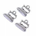 thumbnail image 2 of K-KED 130 Pcs Antique Silver iron Charms Pendant 14x13MM B15117, 2 of 3
