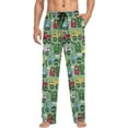 thumbnail image 3 of GZHJMY Cartoon Tractor Pajama Pants for Men, Lounge Pants Lightweight Men Pajama Bottoms with Drawstring Pockets, Christmas New Year Birthday Gifts, XX-Large, 3 of 6
