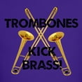 thumbnail image 3 of CafePress - Trombones Kick Brass T Shirt - Dark T-Shirt Kids XS-XL, 3 of 4