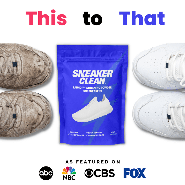 THE SNEAKER LAUNDRY Shoe Cleaner Kit - Removes All Kind of Stains and Dirt  from Shoes