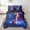 Purple Blue Brown, variant on Manfei Wolf Twin Bedding Sets 7pcs,Woodland Animal Bedding Comforter Set 7pcs,Galaxy Starry Sky Sheet Sets For Boys Kids,Ultra Soft Room Decor Reversible
