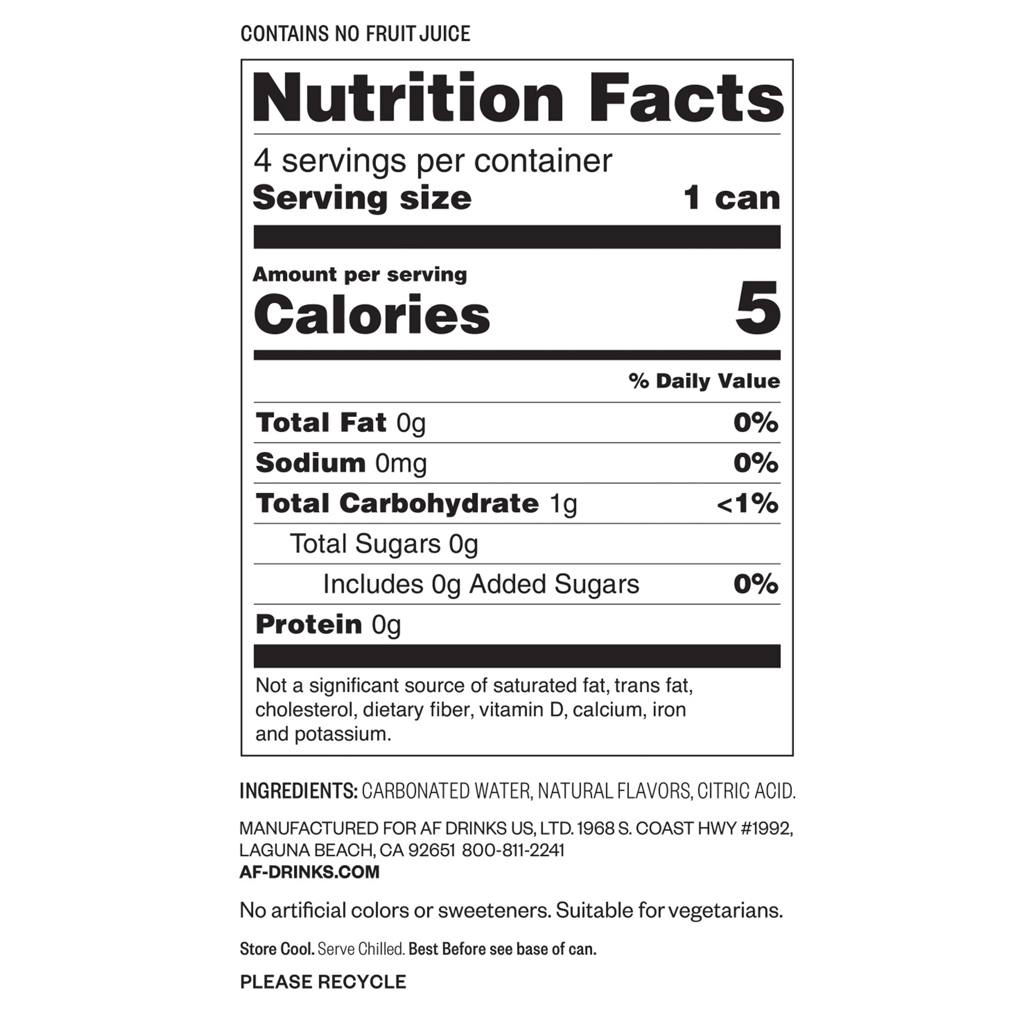 V�D%A SPRITZ - Zero Sugar (12 pack)
