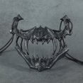 thumbnail image 2 of Maojin Decoración de Halloween Disfraz de Halloween Dragongod Yaksha Tengu Diente Skullmask, 2 of 3