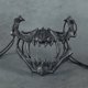 thumbnail image 2 of Maojin Decoración de Halloween Disfraz de Halloween Dragongod Yaksha Tengu Diente Skullmask, 2 of 3