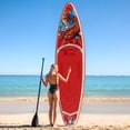 thumbnail image 4 of Paddle Board 11'x33 x6 Extra Wide Inflatable Stand Up Paddle Board with Adjustable Paddle,Backpack,Waterproof Bag,Leash,and Hand Pump,Repair Kit, 4 of 7