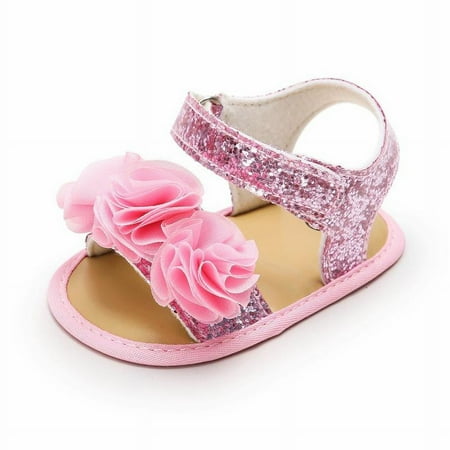 

Baby Girl Flower Soft-soled Non-slip Toddler Shoes