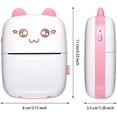thumbnail image 2 of Mini Sticker Printer - T02 Thermal Wireless Bluetooth Pocket Phone Printer, 2 of 4