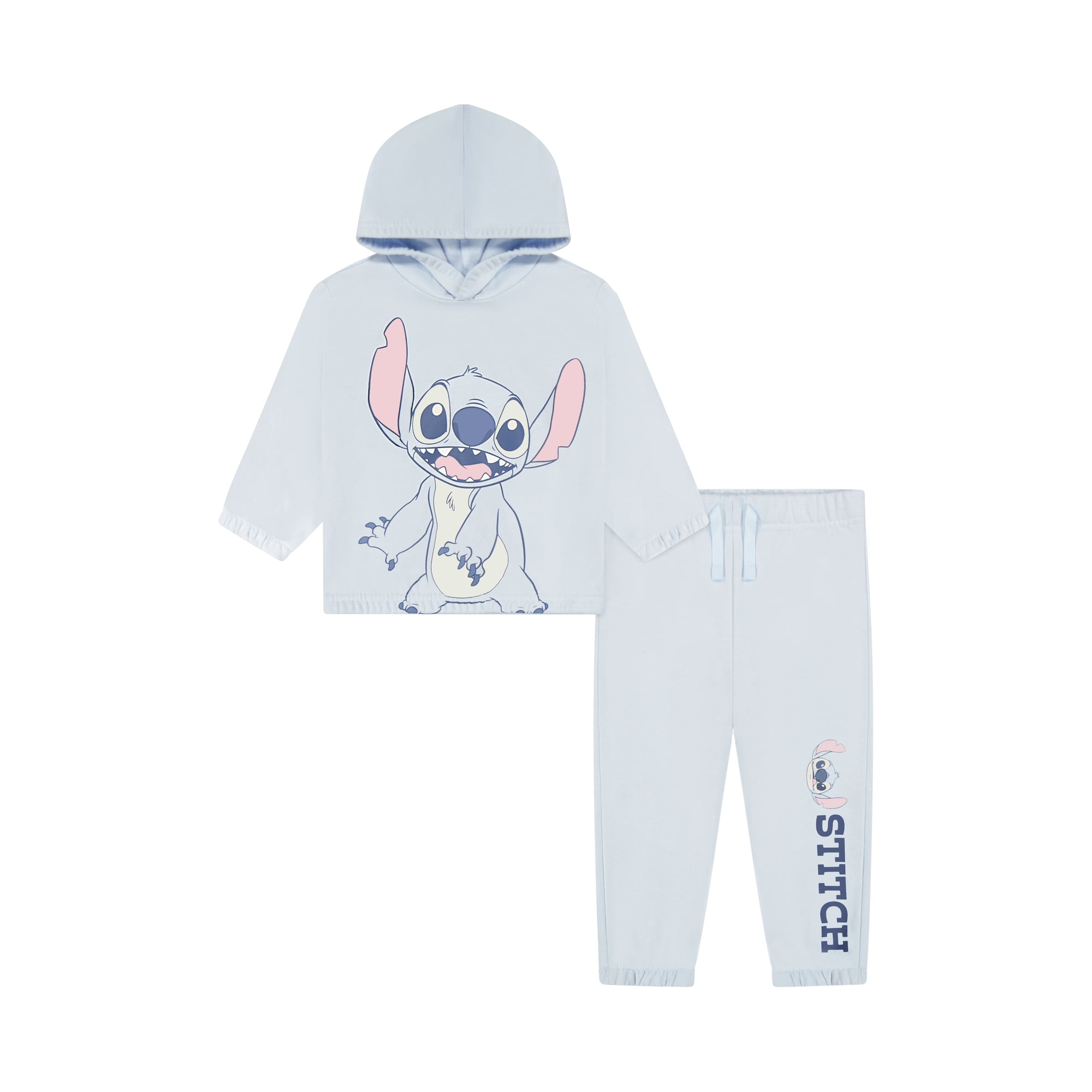 Stitch Baby 2 Piece Fleece Jogger Set, Sizes 0-24 Months