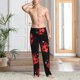 thumbnail image 2 of Fotbe Beautiful Red Ladybug Pantalones de Pijama para Hombre, Pantalones de Dormir, Pantalones de Casa con Cintura Ajustable y Bolsillos-XX-Large, 2 of 6