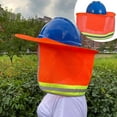 Hard Hat Sun Neck , High Visibility Sun Shade Hard Nice Hat NEW~ K3O1 ...