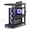 Vintage, variant on Ataujin Computer Tower Stand with Cable Management Rack, 2-Tier Mobile CPU Holder Cart, Adjustable Rolling PC Stand for Office and Home Use