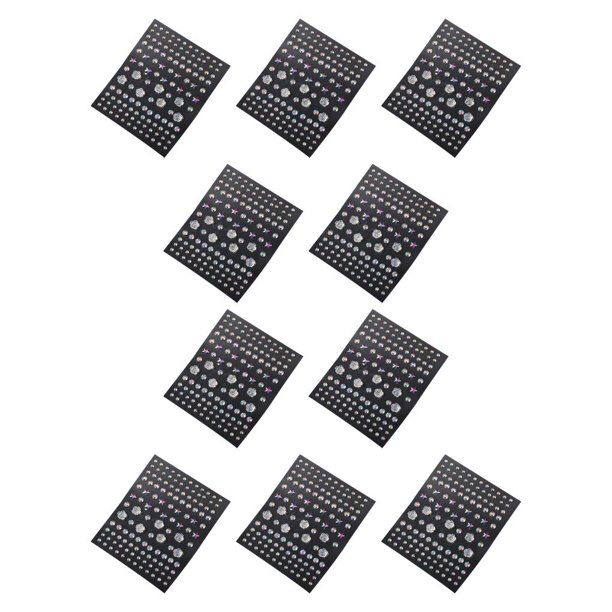 Pegatinas autoadhesivas con diamantes de imitación Seitruly Tipo 3 10Conjunto