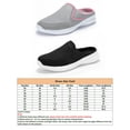 thumbnail image 2 of Frontwalk Mens Casual Shoes Slip On Clogs&Mules Lightweight Flats Outdoor Comfort Slides Unisex Closed Toe Walking Shoe Gray Pink 9, 2 of 5