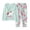 Mint Green, variant on WAYUTE Girls Pajamas Long Sleeve Cartoon Print Crew Neck Top and Jogger Pants for Toddler Kids Soft Pjs Set Loose Fit Cute Pajama Set Casual Daily Wear,Yellow,Size 9 Y-10 Y