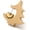 Beech, variant on Shopkeepers Bell for Door Opening Magnetic Wood Doorbell with Brass Bell Door Chime for Entrance, Wall, Store, Wardrobe, Fridge Beech,Small - C Shaped