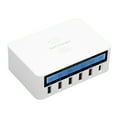 thumbnail image 3 of WLX-818F Wireless Smart USB Display Charger 6 Port 40W Fast Charger with LED Display Multifunctional Charging Head(US Plug ), 3 of 14