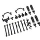 thumbnail image 4 of Kits de actualización de metal para coches RC a escala 1:16, barras de acoplamiento, amortiguadores profesionales fáciles de instalar Negro, 4 of 9