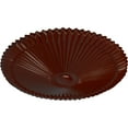thumbnail image 3 of Ekena Millwork 24"OD x 3"P Shakuras Ceiling Medallion (Fits Canopies up to 5"), Hand-Painted Brushed Mahogany, 3 of 6