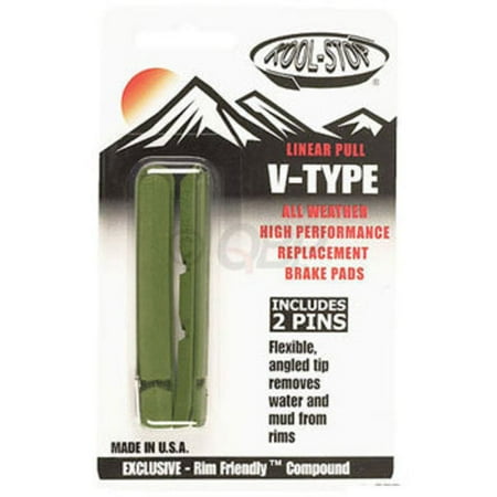 Sm Pull Green - Kool-Stop Linear Pull Brake Pads Green for Ceramic