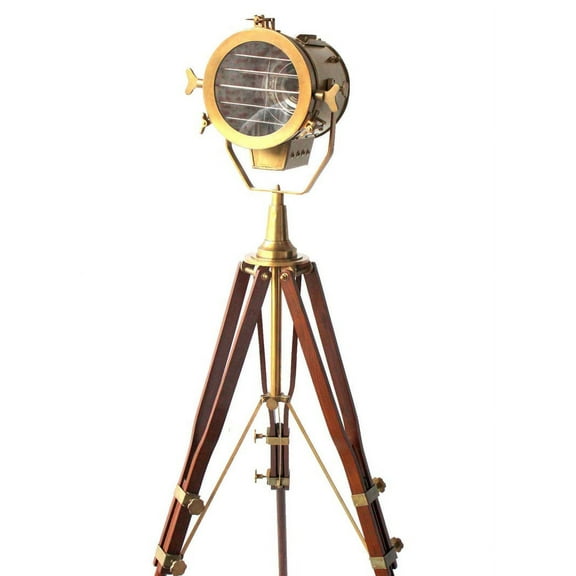 Handmade Antique Floor Lamp With Adjustable Tripod Searchlight Modern Floor Standing Lamp Light Floor Lamp