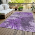 thumbnail image 6 of Addison Rugs Chantille Indoor/Outdoor Transitional Modern Purple Washable Rectangle Rug, 3' x 5', 6 of 6