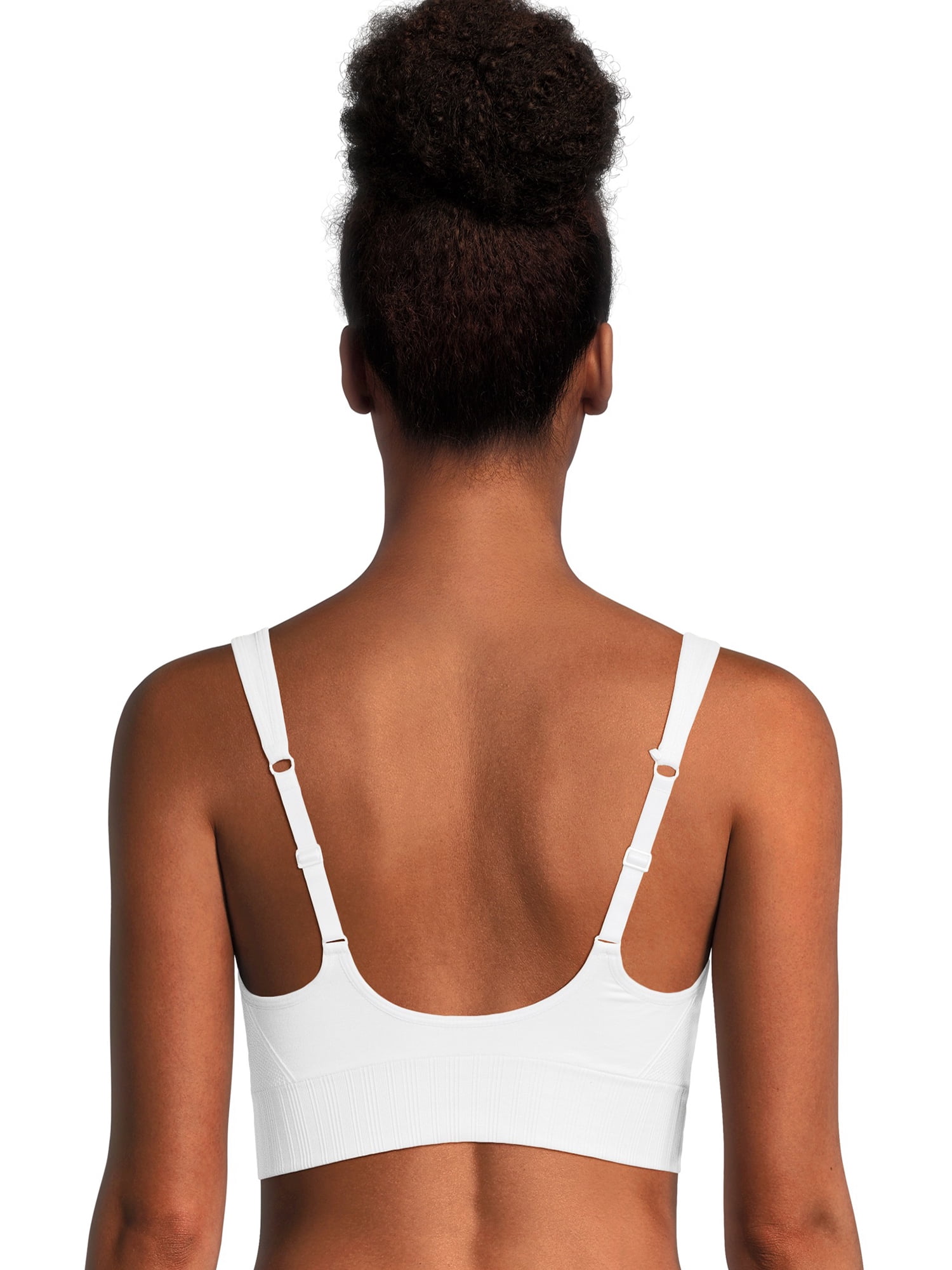 Avia Women's Medium Support Molded Plunge Sports Bra, Sizes S-XXXL