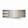thumbnail image 3 of Titanium Flat 8mm Men's 925 Sterling Silver-Inlay Matte Brushed Finish Wedding Band Ring Size 9.5, 3 of 8