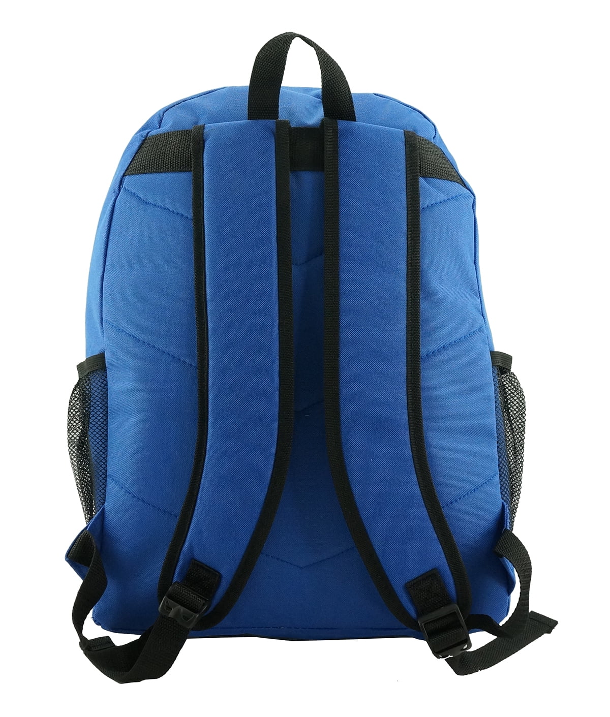 K-Cliffs Unisex Case 24 Pieces Classic Large 18" School Backpacks Royal Blue, Teen-Adult
