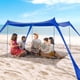 thumbnail image 1 of Carpa de playa con toldo BOTINDO (305 x 305 cm, 4 postes), color azul, 1 of 6