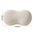 thumbnail image 3 of Mini Memory Foam Nap Pillow Portable Lightweight Ergonomic Sleep Cushion for Travel Office Desk Car Airplane, 3 of 6