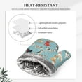 thumbnail image 4 of Disketp Animal Dog Oven Mitts and Potholders BBQ Gloves-Oven Mitts and Pot Holders with Recycled Infill Silicone Non-Slip Cooking Gloves for Cooking Baking Grilling, 4 of 8