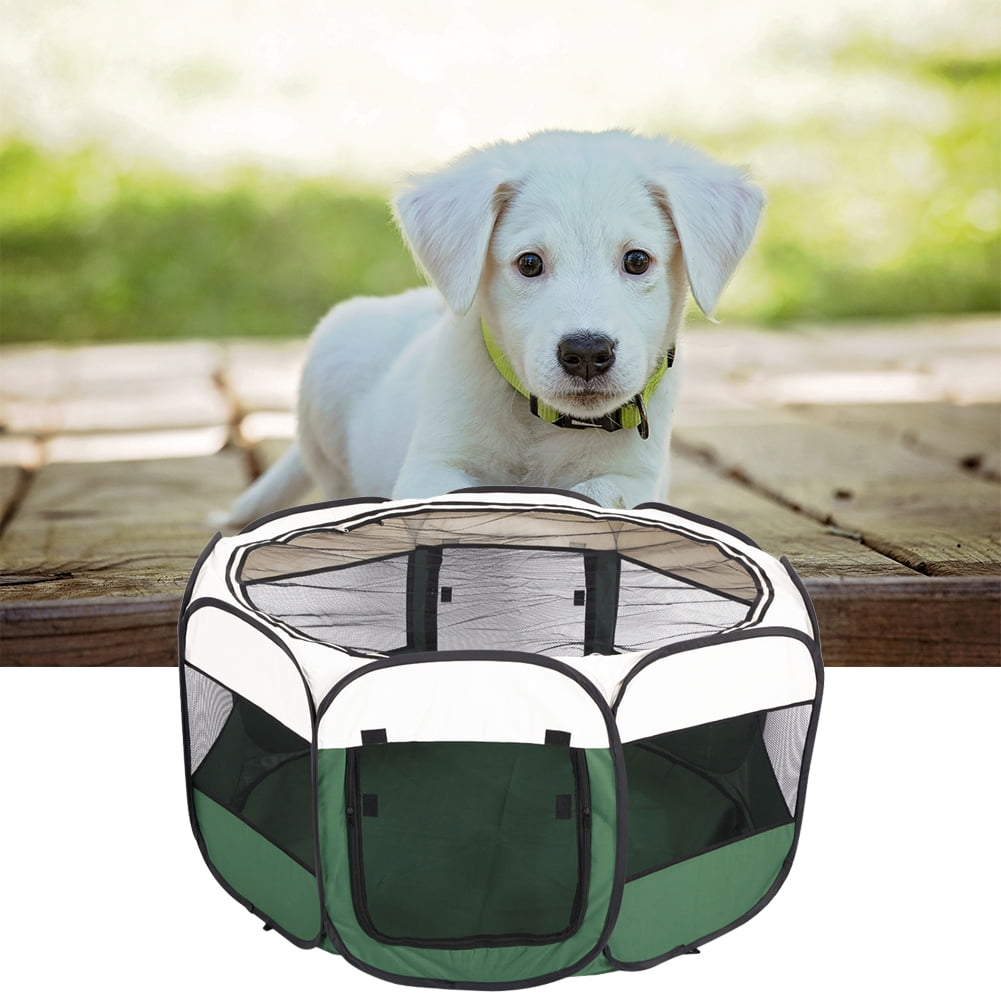 US 45" Portable Foldable 600D Oxford Cloth & Mesh Pet Playpen Fence & 8 Panels US 45" Portable Foldable 600D Oxford Cloth & Mesh Pet Playpen Fence & 8 Panels