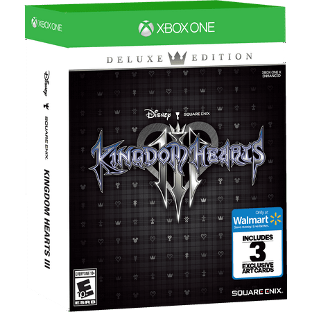 Walmart Exclusive: Kingdom Hearts 3 Deluxe Edition, Square Enix, Xbox One,