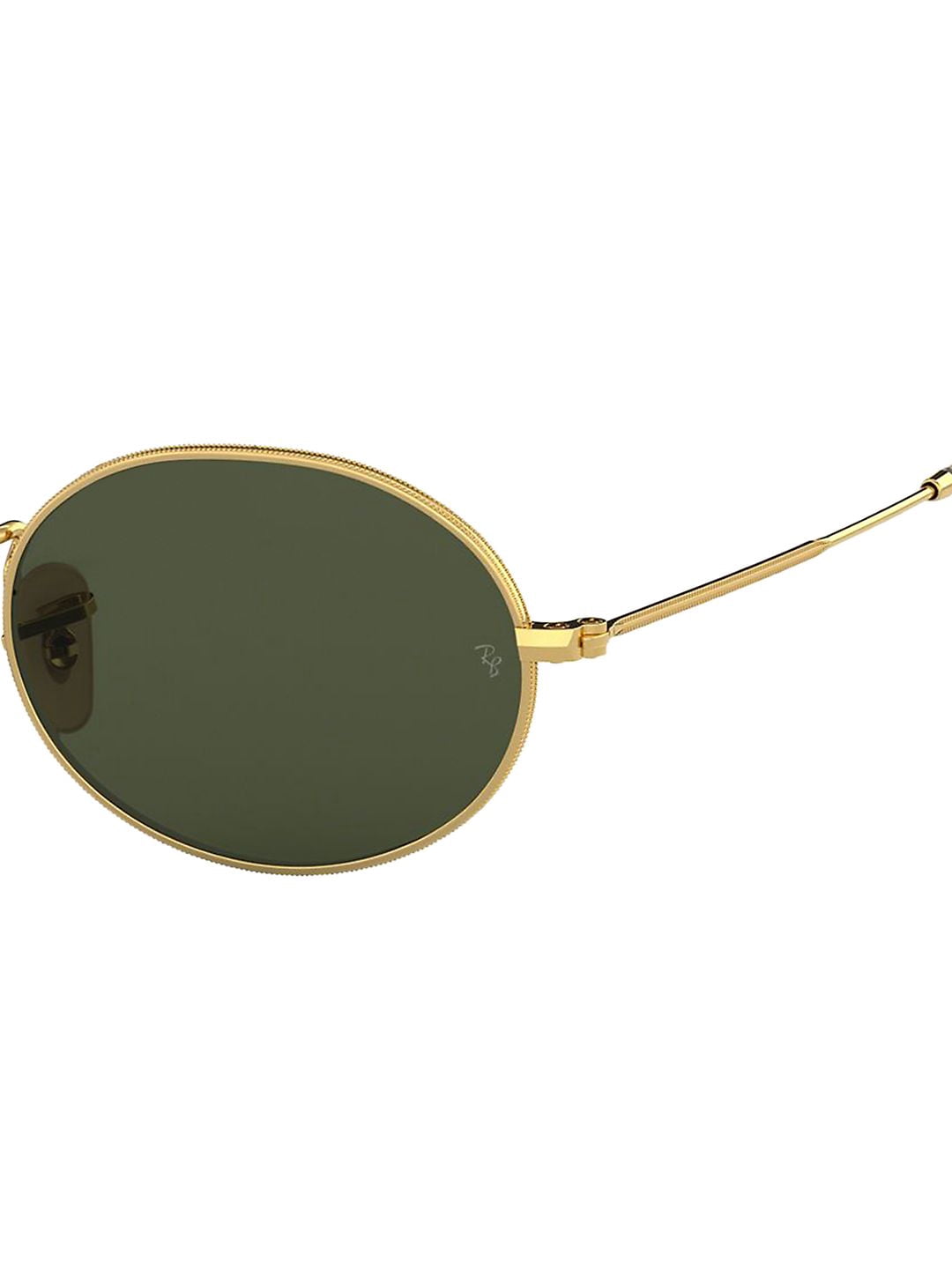Ray-Ban RB3547 54mm Oval Sunglasses (Gold/Green) - Walmart.com display picture 1