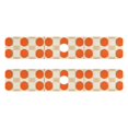 thumbnail image 7 of Yayeee Faucet Mat for Kitchen Sink 30" Diatomite Long Splash Guard Pad, Orange Geometric Circles, 2 Pack, 7 of 7