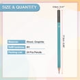 thumbnail image 2 of Uxcell 4H Drawing Pencils for Sketching, 24PCS Sketch Pencils for Drawing Art Pencils Graphite Wood Pre-sharpened for Drawing Sketching Artist, Hexagonal, Black Refill, Green/Black Pole, 2 of 6