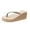 Beige, variant on YAYUBA Womens Sandals Black,Fashion Women's Casual Shoes Bling Breathable Wedges -on Round Toe Slippers