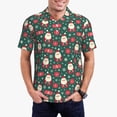 thumbnail image 1 of Fotbe Santa Claus Camiseta Polo de Golf para Hombre con Estampado – Camisa Deportiva Transpirable con Cuello Abotonado-X-Large, 1 of 6