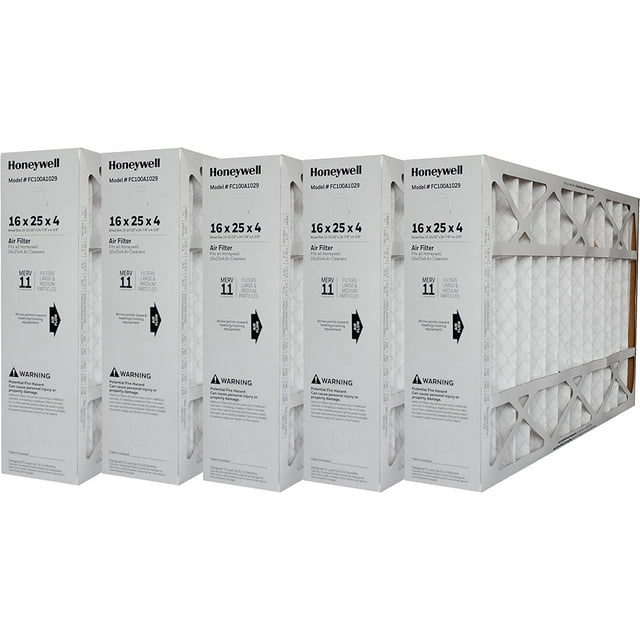 Honeywell Home FC100A1029 16x25x4 Lot de 5