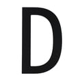 thumbnail image 3 of 8 inch Modern Floating House Numbers Large Black Shadow Home Address Garage Gate D, 3 of 8