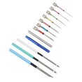 thumbnail image 1 of 12PCS Embroidery Punch Crochet Knitting Pen with Seam Opener Cross Kit for Embroidery Sewing Accessories, 1 of 8