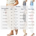 thumbnail image 3 of LvhaoGJOB Kids' Wide-Leg Pants - Soft, Elastic Waist & Pockets - Beige 9-10 Years, 3 of 5