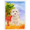 thumbnail image 1 of Carolines Treasures CK1949GF Fall Goldendoodle Garden Size Flag, 1 of 3