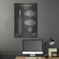thumbnail image 5 of Luxe Metal Art 'Cricket Bat Vintage Patent Blueprint' by Epic Portfolio, Metal Wall Art, 24"x36", 5 of 9