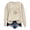 Beige, variant on Gunia Women'S Halloween Ghost Sweatshirt Graphic Crew Neck Long Sleeve Thin Pullover Top Hoodie Fall Fashion Clothes Beige S-2Xl