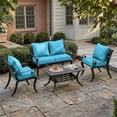 thumbnail image 3 of Pakunoda 22" X 22" Outdoor Deep Seat Cushion Replacement Slipcovers, 6 Set of Waterproof Patio Furniture Cushion Covers, Outdoor Cushion Covers with Zipper for Patio Furniture, Lake Blue, 3 of 7