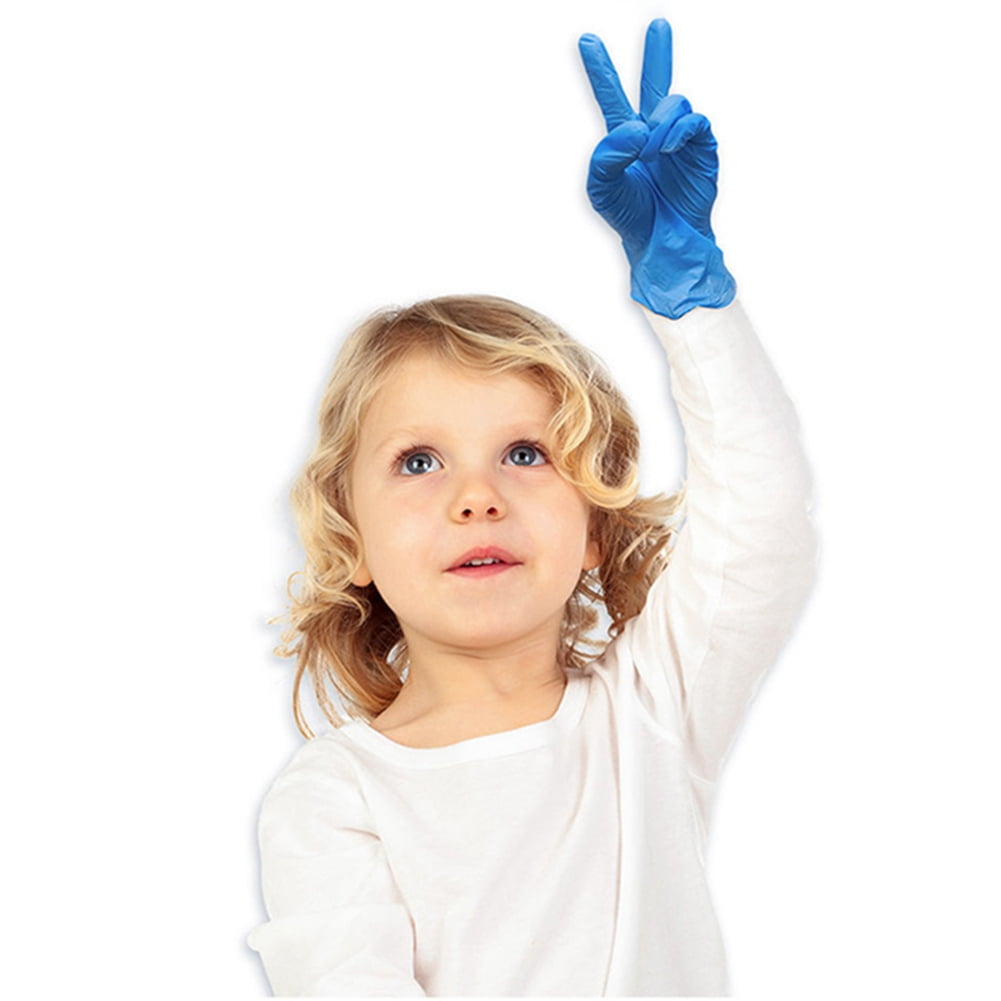 Extra Small NITRILE Gloves latex/&powder free Ideal for Kids Children Glove 20PCS