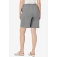 thumbnail image 3 of Jessica London Women's Plus Size Soft Ease Knit Shorts, 3 of 6